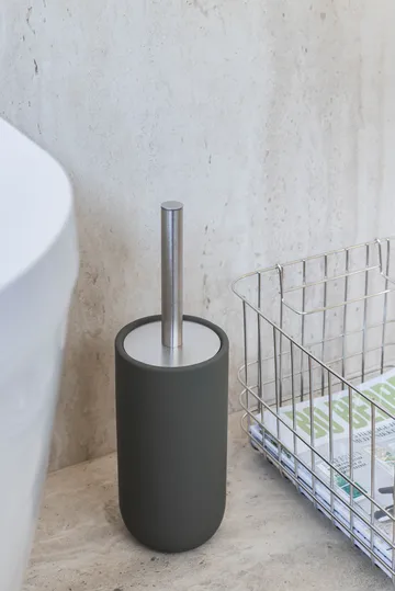Lotus play Toilettenbürste inkl 2 Toilettenbürstenköpfe - Dark olive - Mette Ditmer