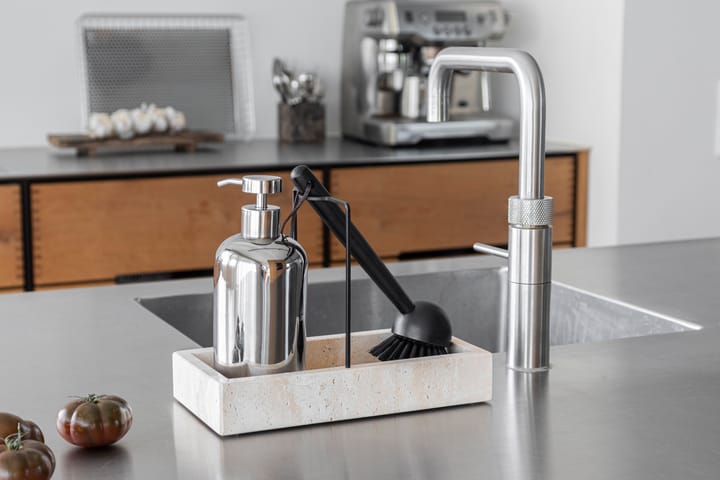 Lotus Seifenspender hoch, Chrome Mette Ditmer