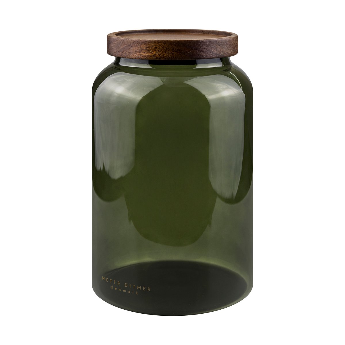 Mette Ditmer Luna Vorratsglas mit Deckel large 20 cm Dark forest