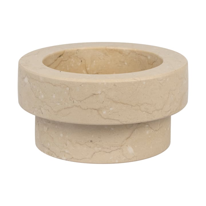 Marble Kerzenhalter für Blockkerze 5cm - Sand - Mette Ditmer