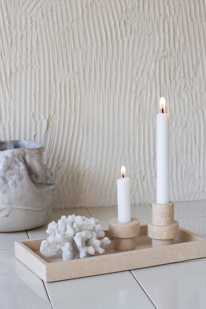 Marble Kerzenständer 5 cm - Sand - Mette Ditmer