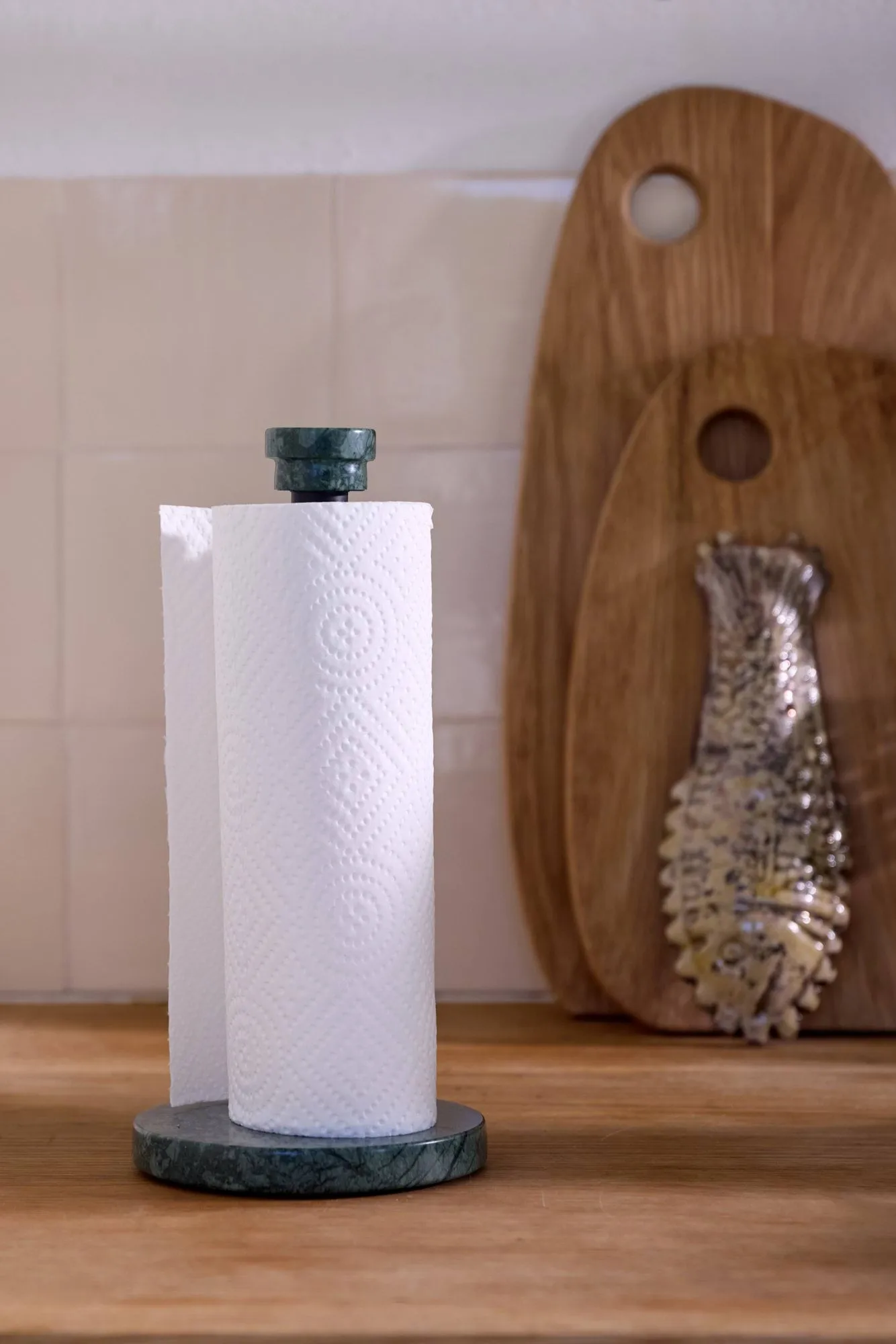 Marble Küchenrollenhalter, Grün Mette Ditmer