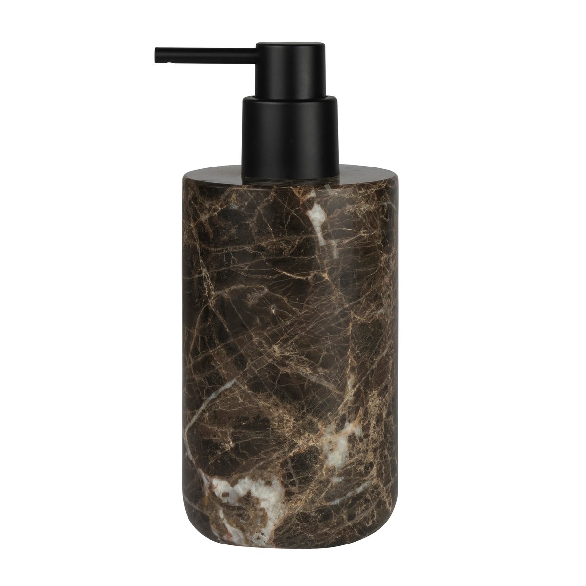Mette Ditmer Marble Seifenspender 17,5 cm Braun | Skandinavisches Design | Seifenspender & Seifenschalen | Braun