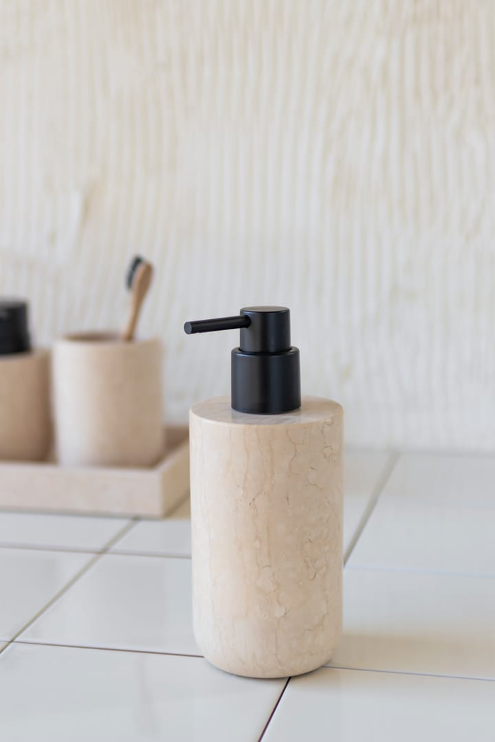 Marble Seifenspender 17,5 cm, Sand Mette Ditmer
