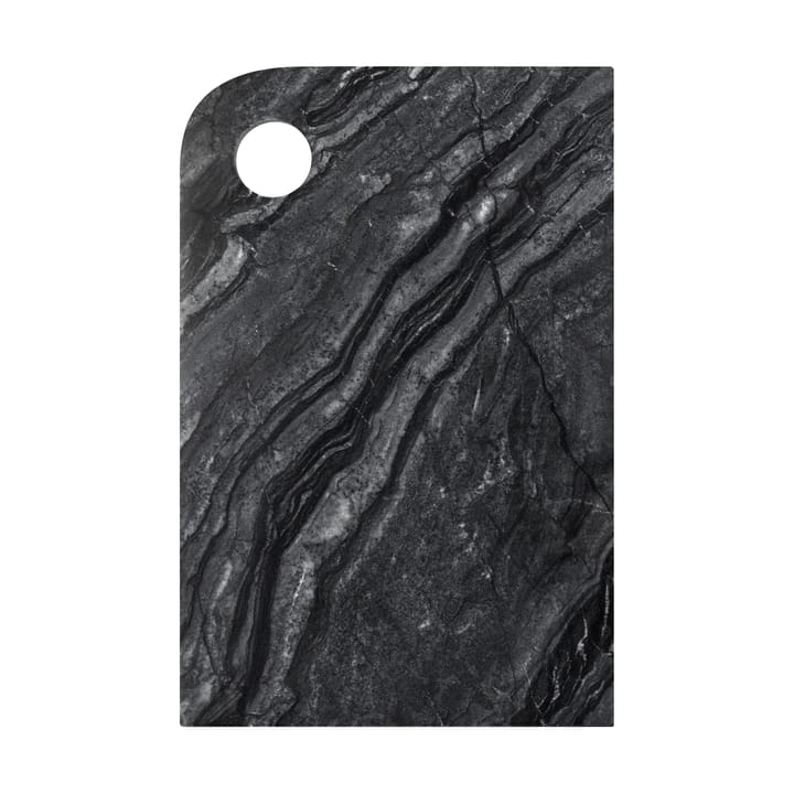 Marble Serviertablett medium  20x30 cm - Black-Grey - Mette Ditmer