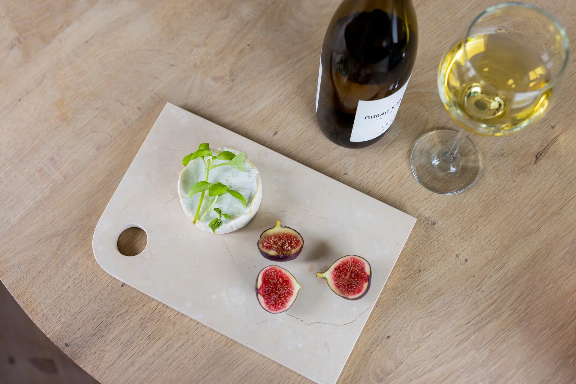 Marble Serviertablett medium 20x30 cm, Sand Mette Ditmer