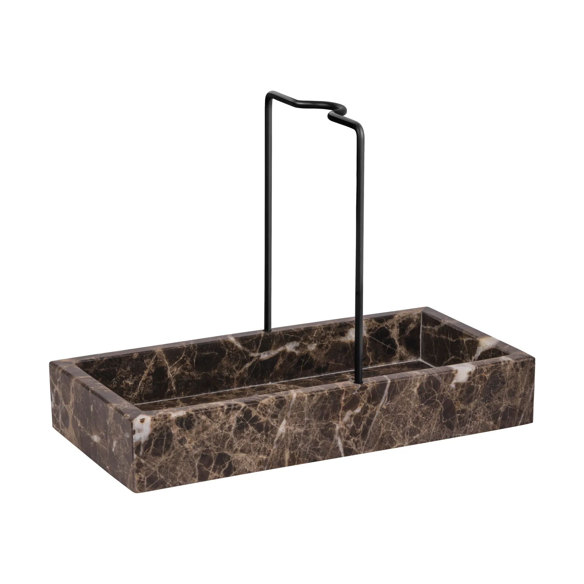 Marble Spülbecken organizer 12x23,5 cm, Brown Mette Ditmer