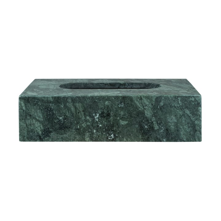 Marble Taschentuchbox 14x25,5cm - Dark forest - Mette Ditmer