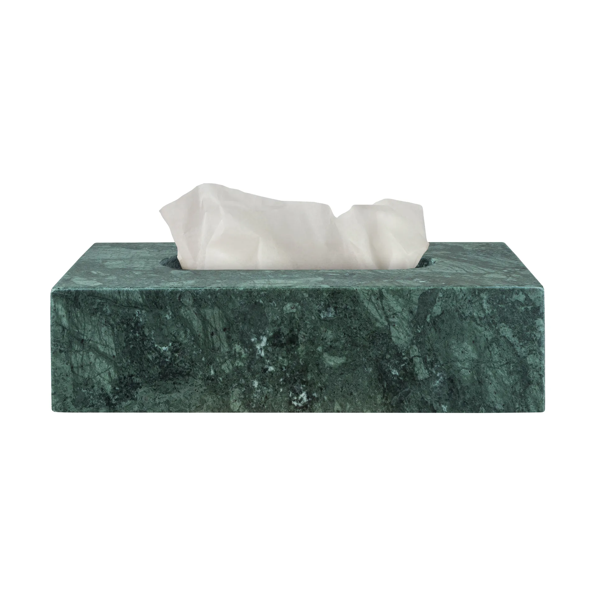 Marble Taschentuchbox 14x25,5cm, Dark forest Mette Ditmer