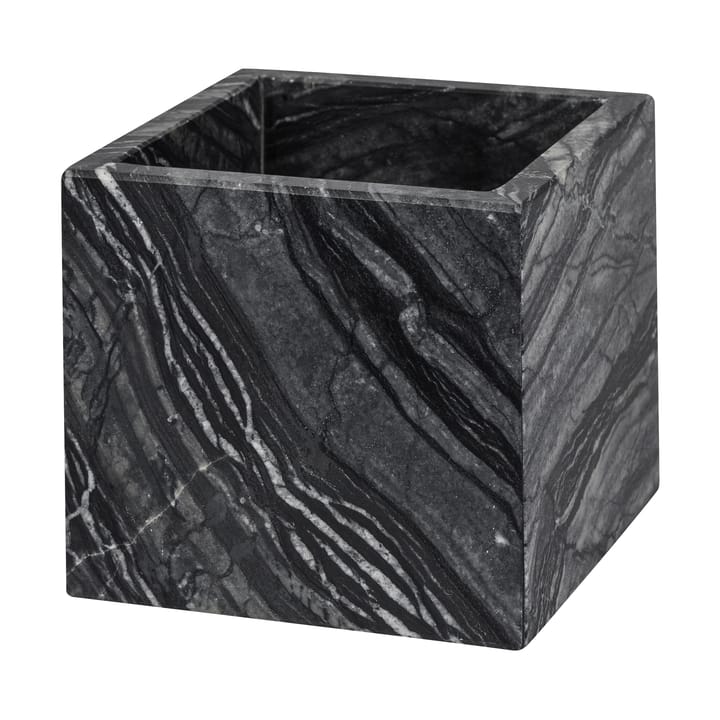 Marble Würfel 8,5x8,5 cm - Black-Grey - Mette Ditmer