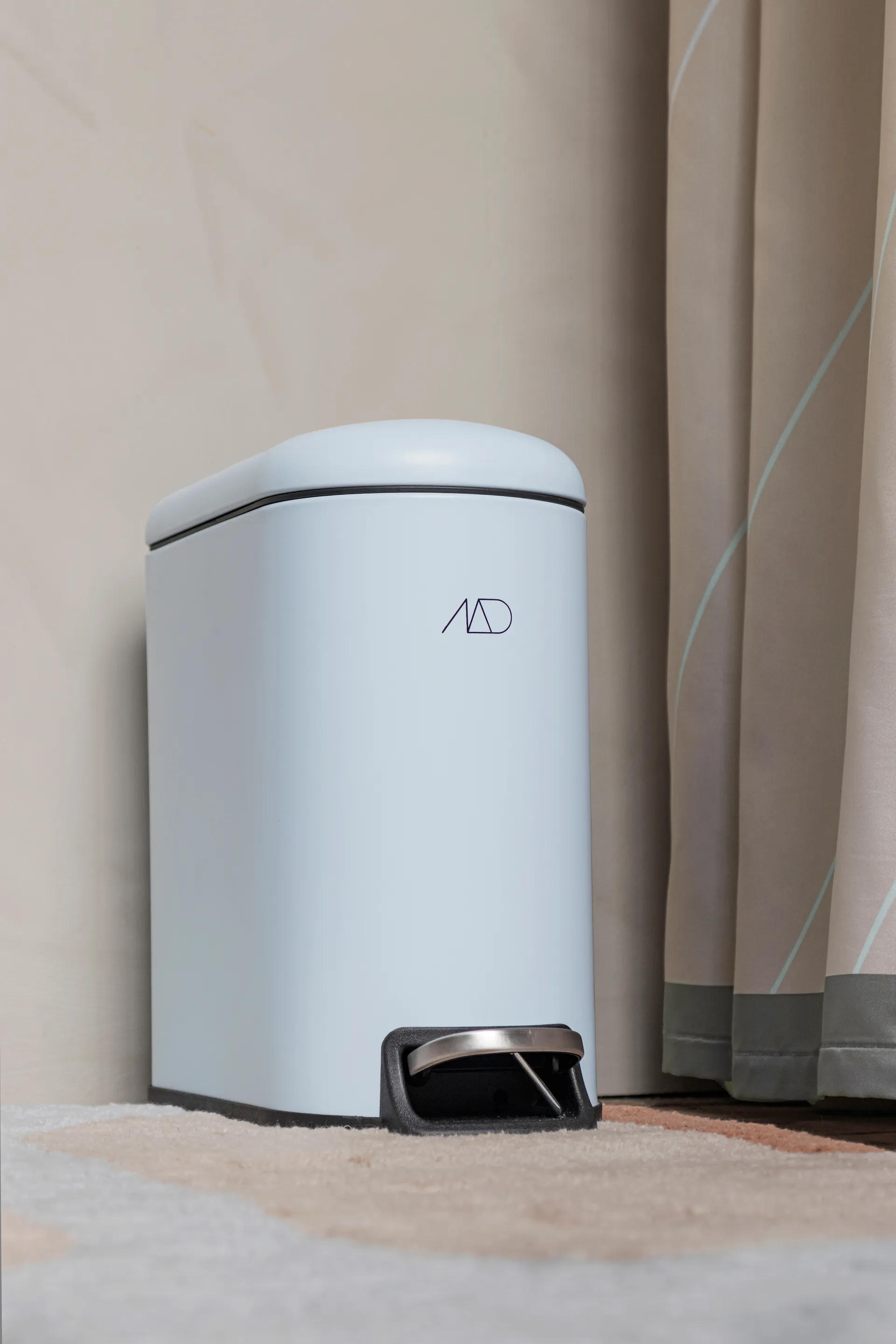 Mini-Walther Pedaleimer 5 L, Light blue Mette Ditmer