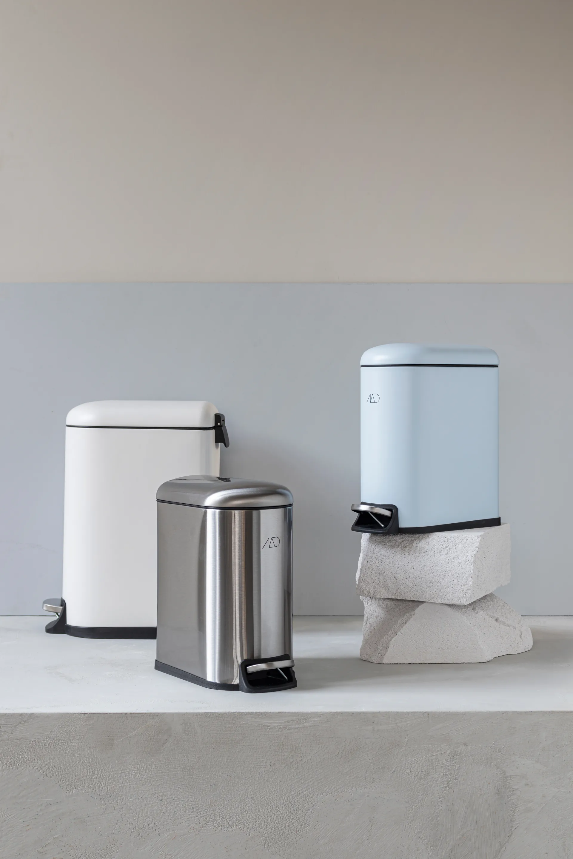 Mini-Walther Pedaleimer 5 L, Steel Mette Ditmer