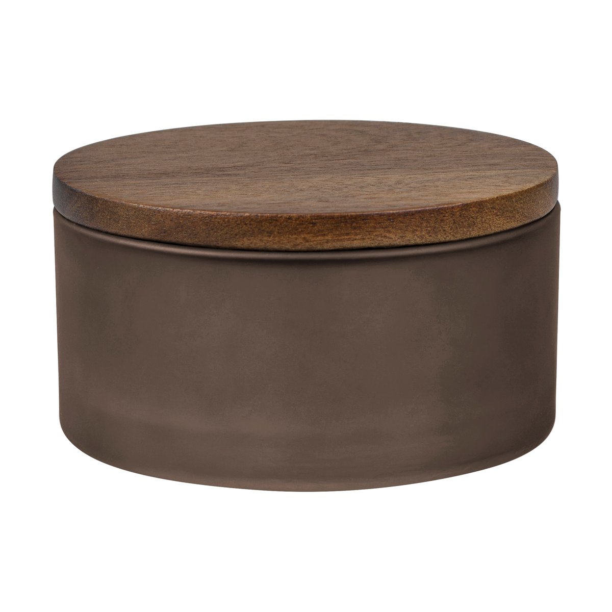 Mette Ditmer Modest Dose mit Deckel o10,5 cm Walnut