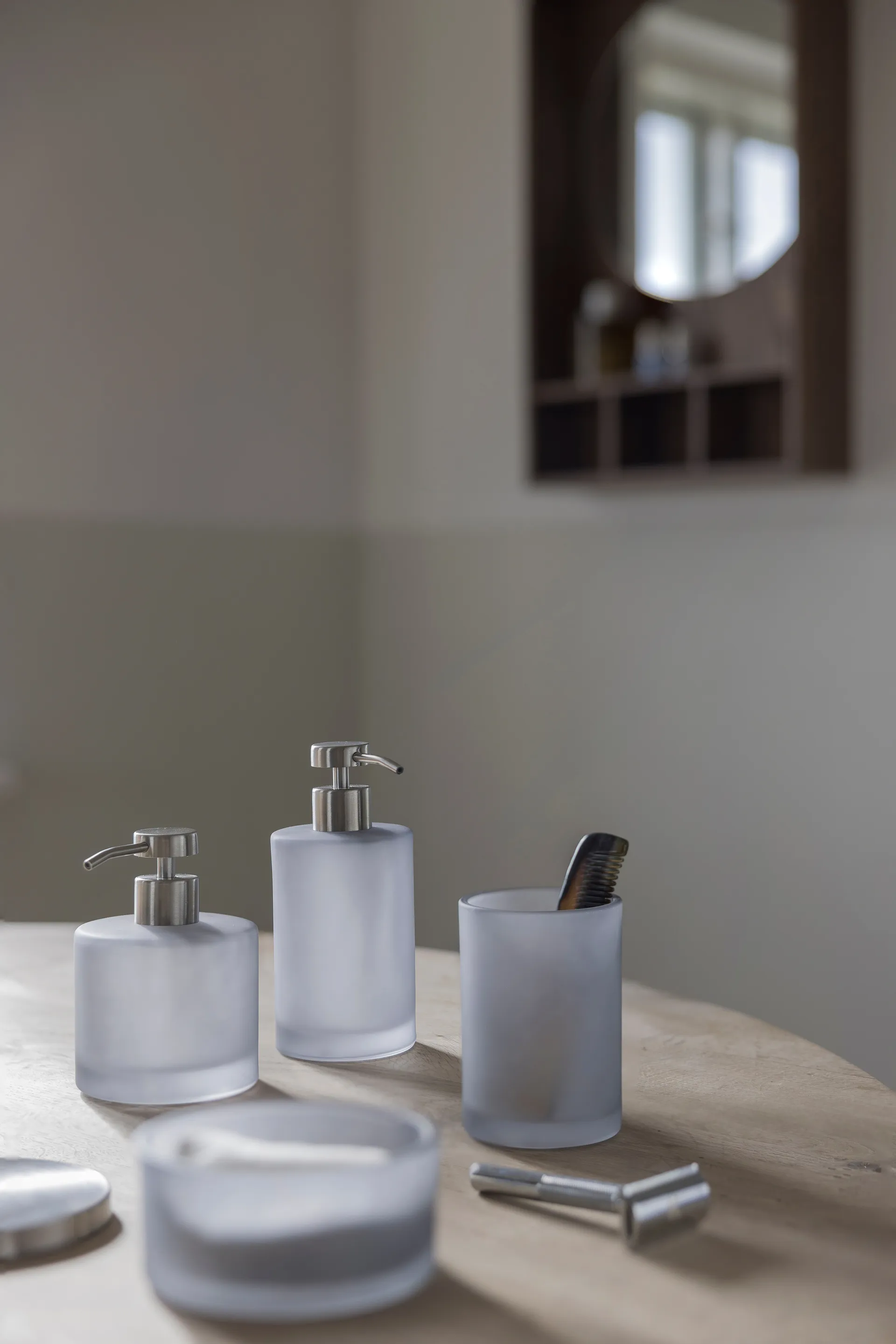 Modest Seifenspender hoch, Dove blue Mette Ditmer