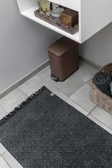 Morocco Badezimmerteppich 50 x 80cm - Black-grey - Mette Ditmer