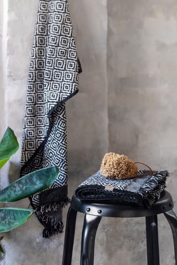 Morocco Handtuch 70 x 140cm - Black-white - Mette Ditmer