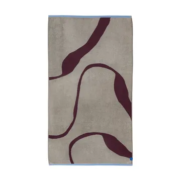 Nova Arte Badetuch 70x133cm - Wine-sand - Mette Ditmer