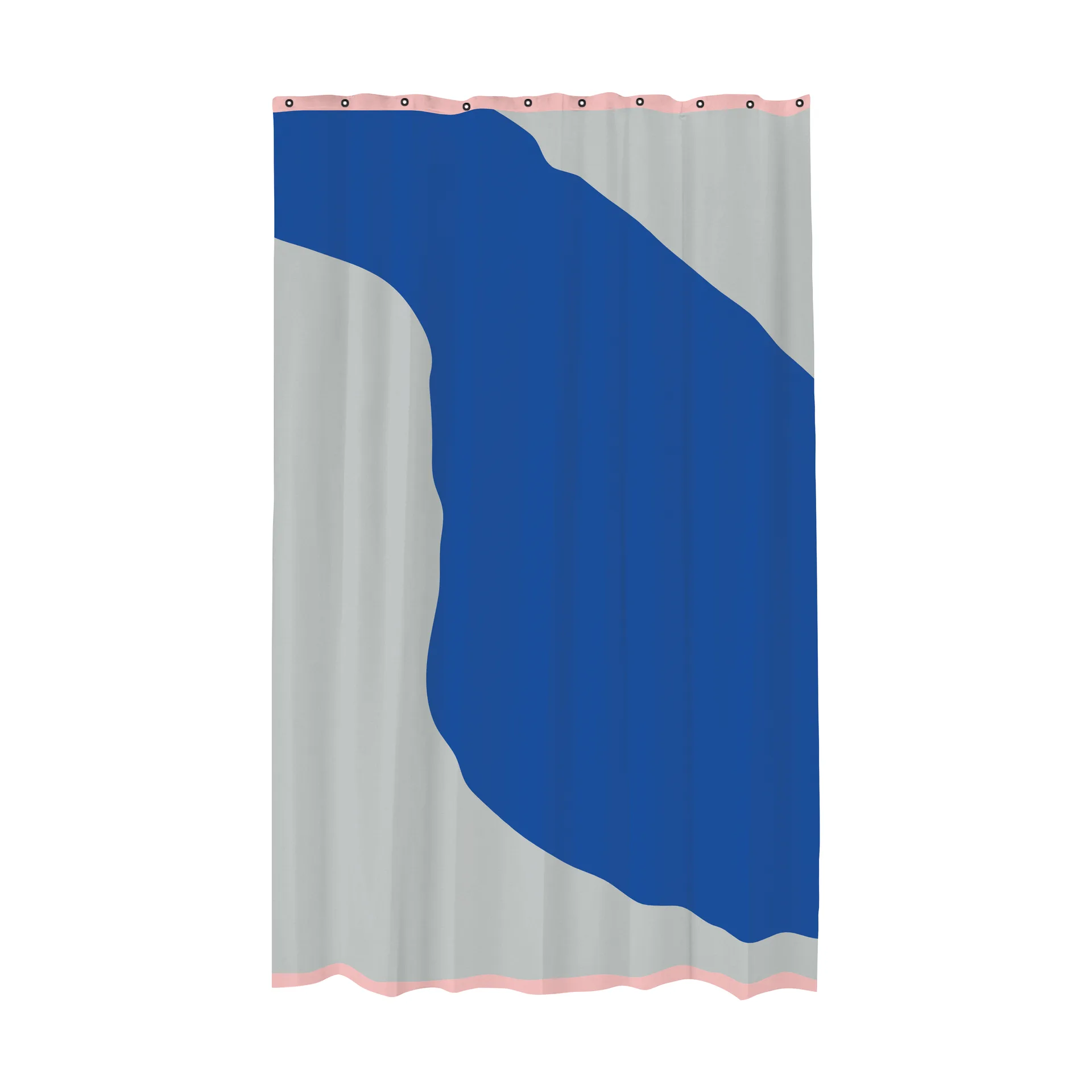 Nova Arte Duschvorhang 150x200cm, Light grey-cobalt Mette Ditmer