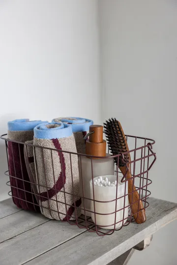 Nova Arte Gästehandtuch 40x55cm 2er Pack - Wine-sand - Mette Ditmer