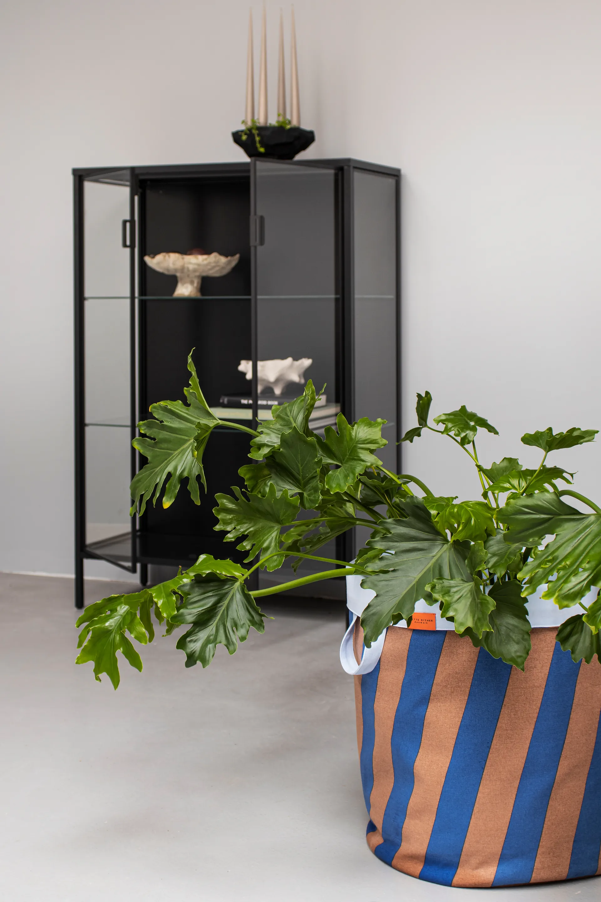 Nova Arte Wäschekorb 40x40x50cm, Cobalt-blush Mette Ditmer