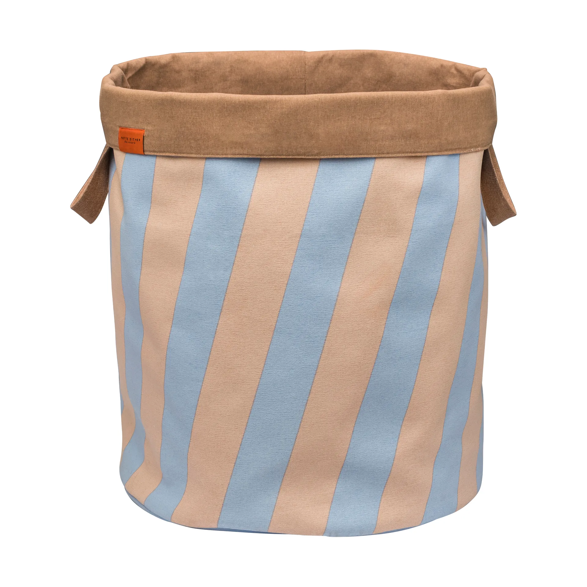 Nova Arte Wäschekorb 40x40x50cm, Light blue-powder rose Mette Ditmer