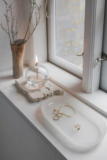 Opal Tablett - Linen, 14x25,5 cm - Mette Ditmer