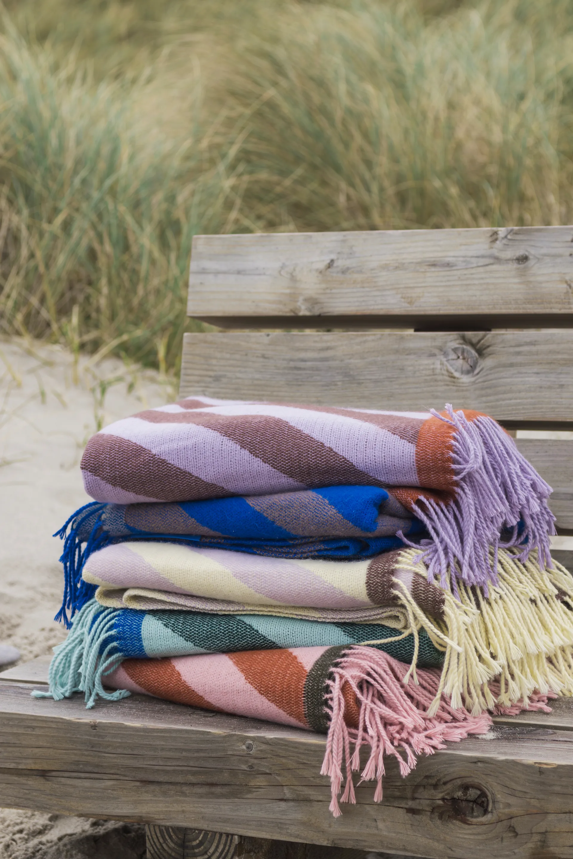 Retro Decke 125x170 cm, Brown Mette Ditmer