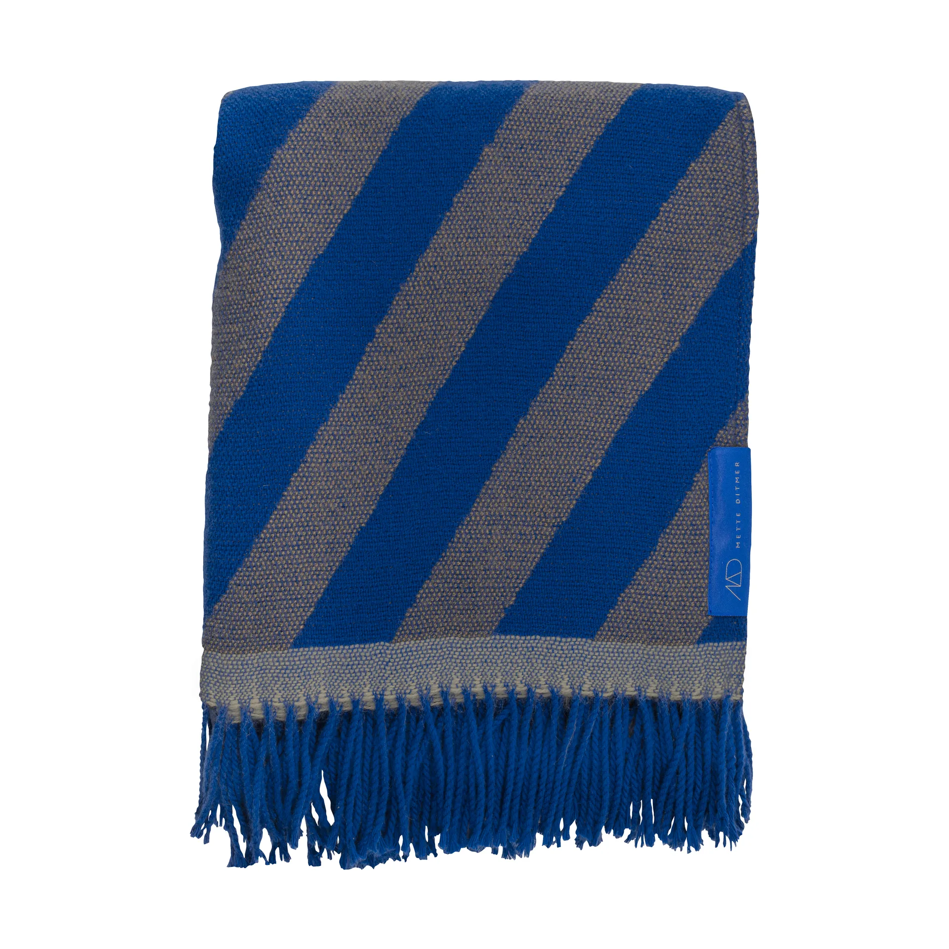 Retro Decke 125x170 cm, Cobalt Mette Ditmer