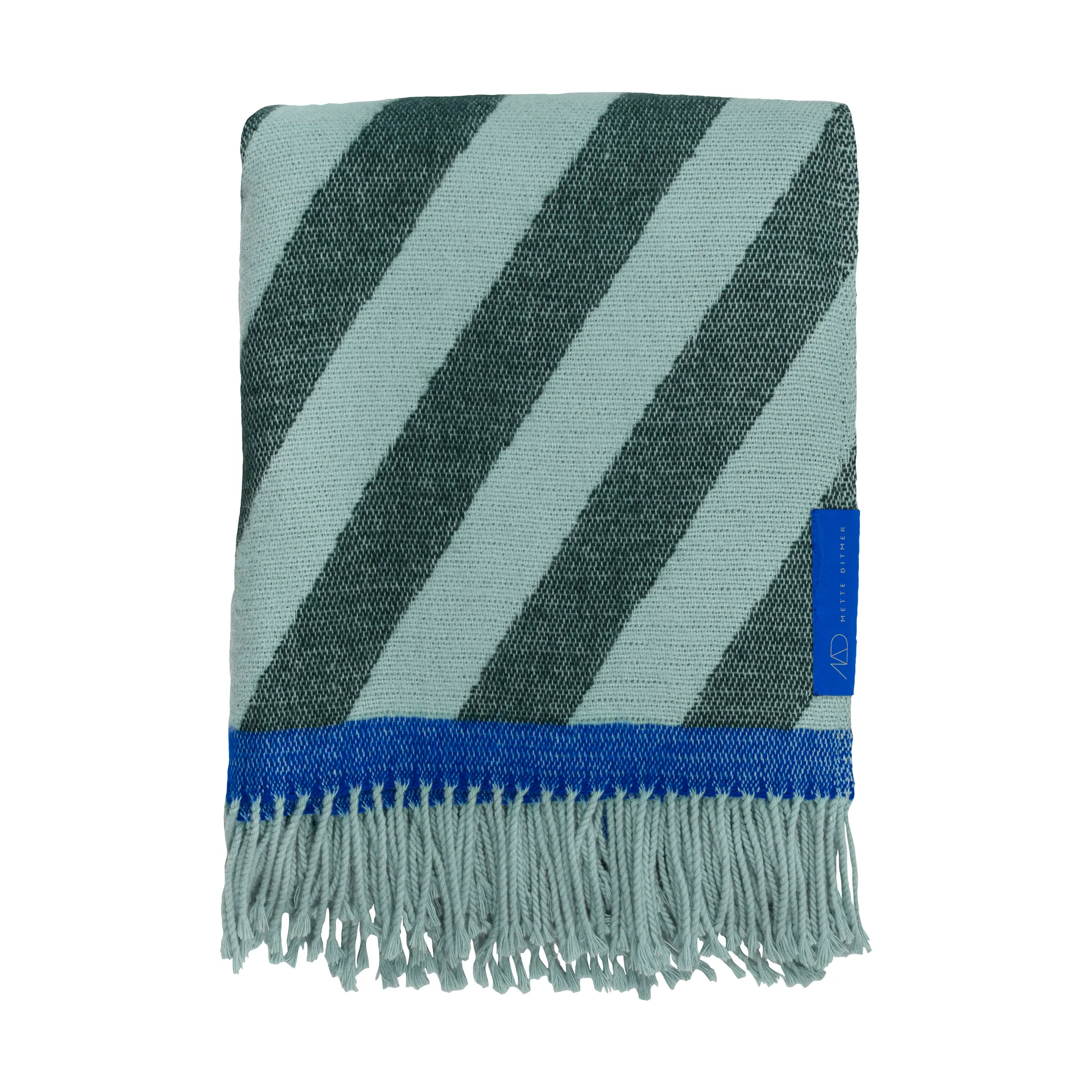 Retro Decke 125x170 cm, Mint Mette Ditmer