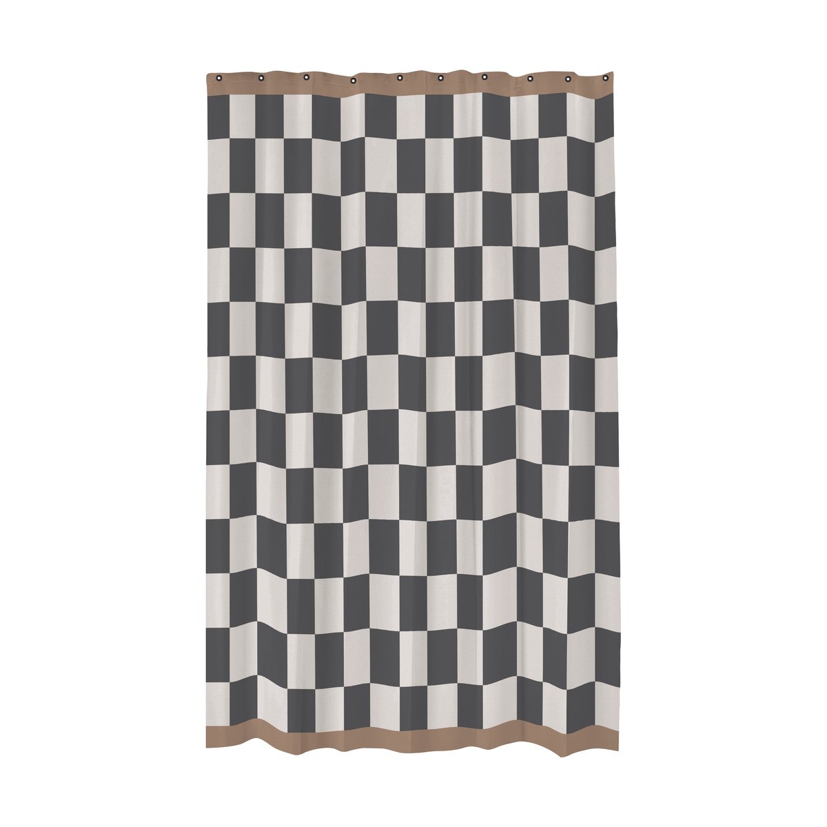 Mette Ditmer Retro Duschvorhang 150x200 cm Dark grey