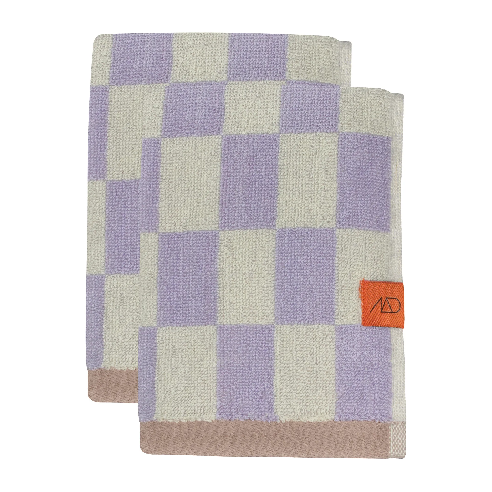 Retro Gästehandtuch 40 x 55cm 2er Pack, Lilac Mette Ditmer