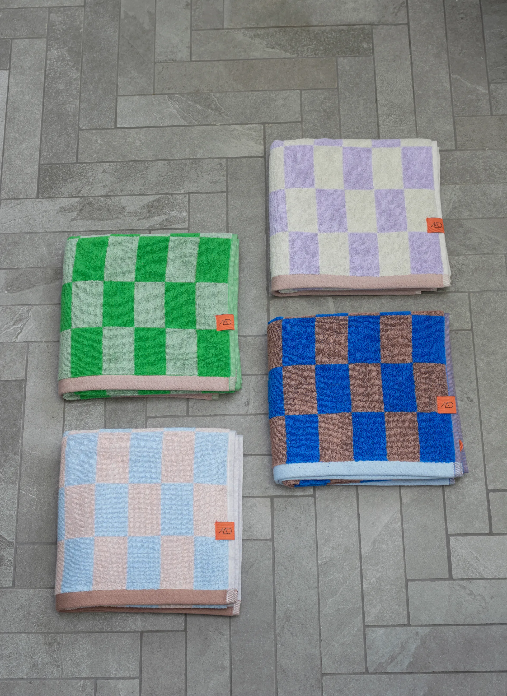 Retro Handtuch 50 x 90cm, Classic green Mette Ditmer