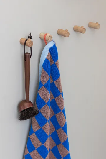 Retro Handtuch - Cobalt, 40x55 cm, 2er Pack - Mette Ditmer