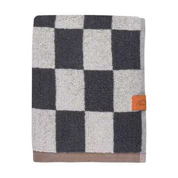 Retro Handtuch - Dark grey, 50x90 cm - Mette Ditmer