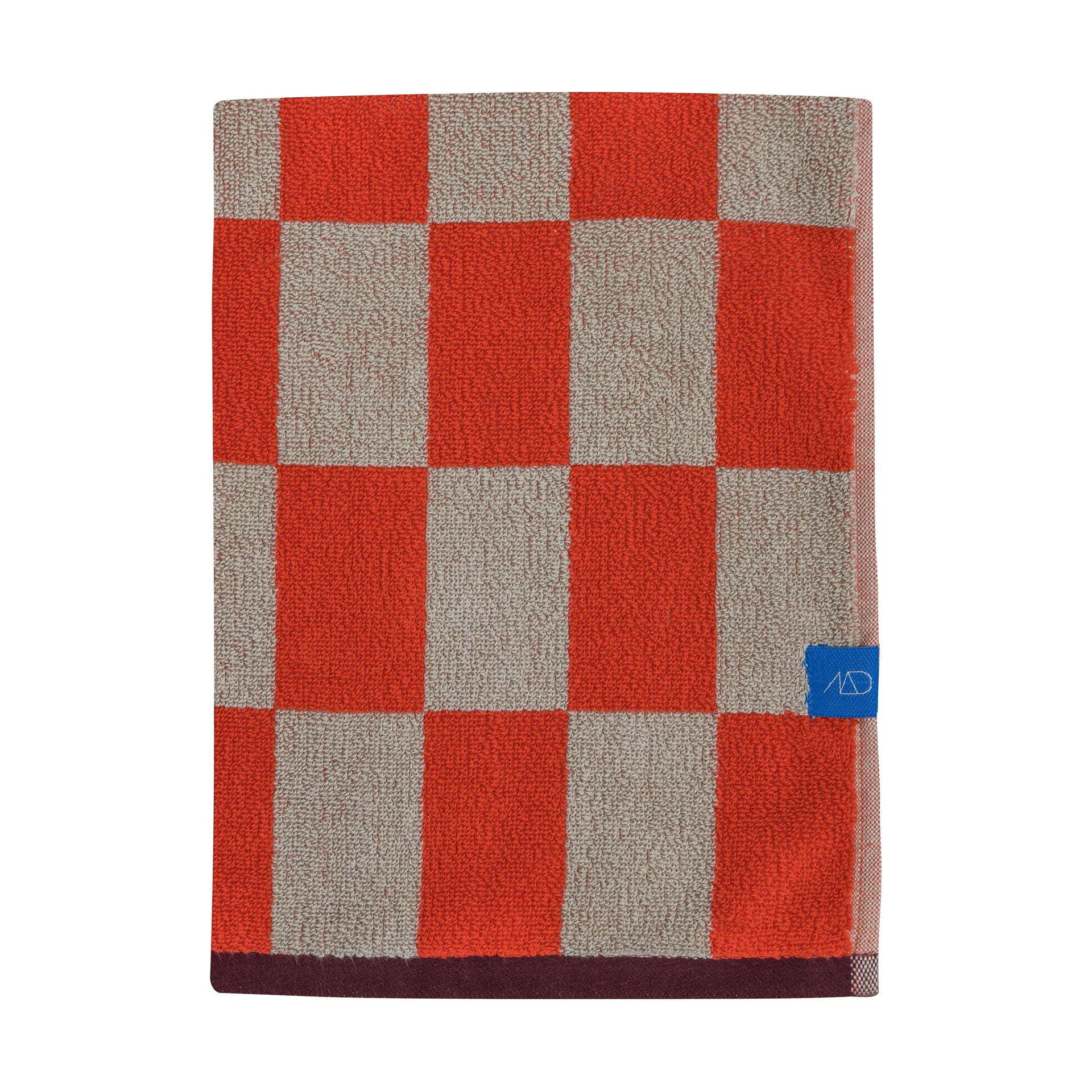 Retro Handtuch, Dark orange, 70x33 cm Mette Ditmer