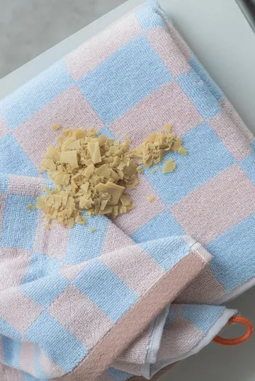 Retro Handtuch - Light blue, 50x90 cm - Mette Ditmer