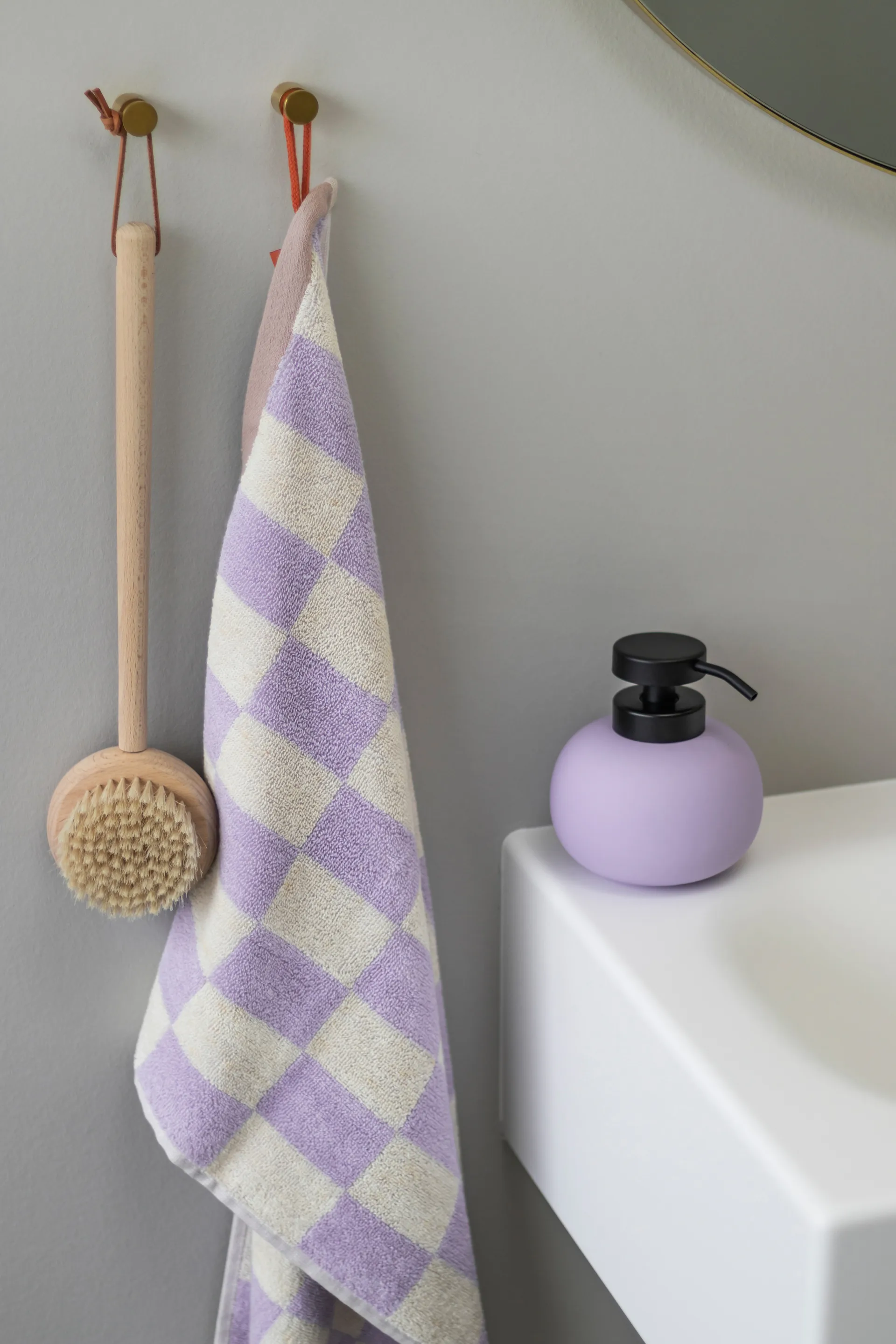 Retro Handtuch, Lilac, 50x90 cm Mette Ditmer