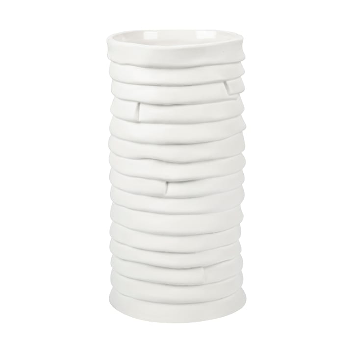Ribbon Vase large 20cm - Off-white - Mette Ditmer
