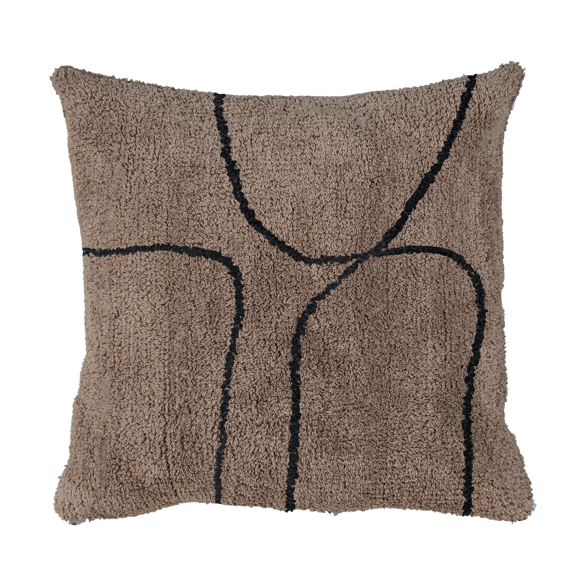 Shadow getupfter Kizzenbezug 50x50 cm, Brown Mette Ditmer