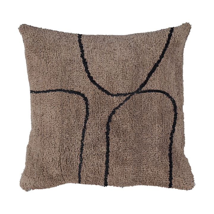 Shadow getupfter Kizzenbezug 50x50 cm - Brown - Mette Ditmer