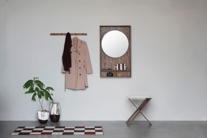 Show-me Spiegel mit Ablage large, Dark oiled Mette Ditmer