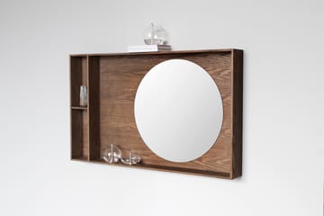 Show-me Spiegel mit Ablage large - Dark oiled - Mette Ditmer