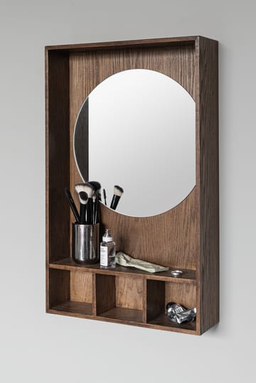 Show-me Spiegel mit Ablage small - Dark oiled - Mette Ditmer