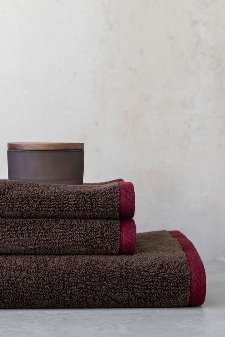 Soft Badehandtuch 70x133 cm, Brown-sand Mette Ditmer