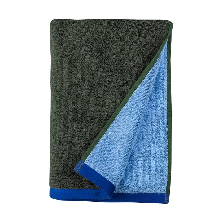Soft Gästhandtuch 2er-Pack 40x55 cm - Dark olive-light blue - Mette Ditmer