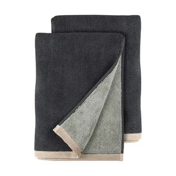 Soft Gästhandtuch 2er-Pack 40x55 cm - Grey (grå), 40x55 cm - Mette Ditmer