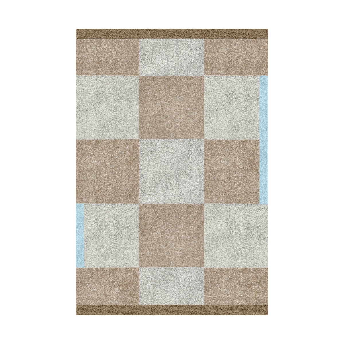 Mette Ditmer Square All-Round Fußabstreifer Camel, 55x80 cm