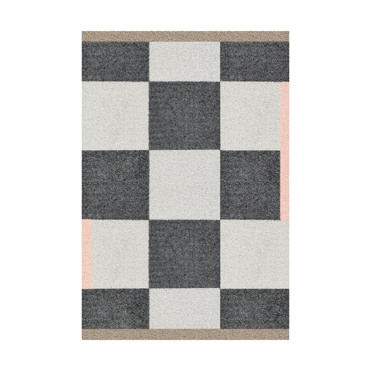 Mette Ditmer Square All-Round Fußabstreifer Dark Grey, 55x80 cm