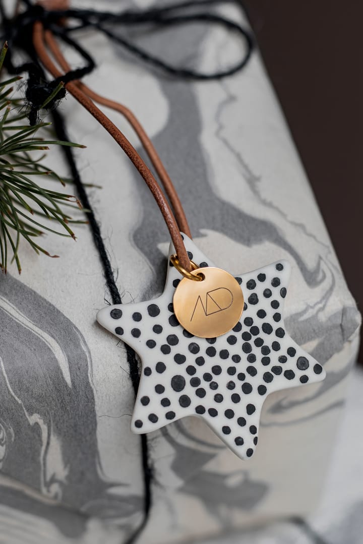 Star Weihnachtsbaumanhänger 3 Teile, Black Mette Ditmer