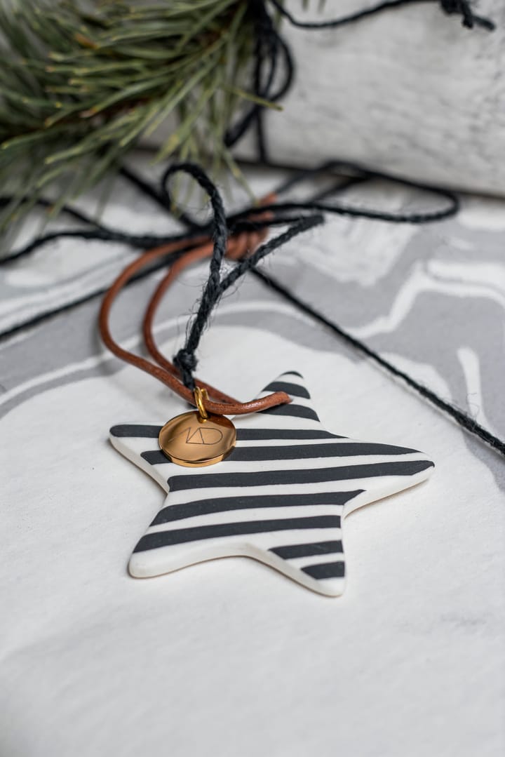 Star Weihnachtsbaumanhänger 3 Teile, Black Mette Ditmer
